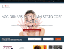 Tablet Screenshot of dentalcampus.it
